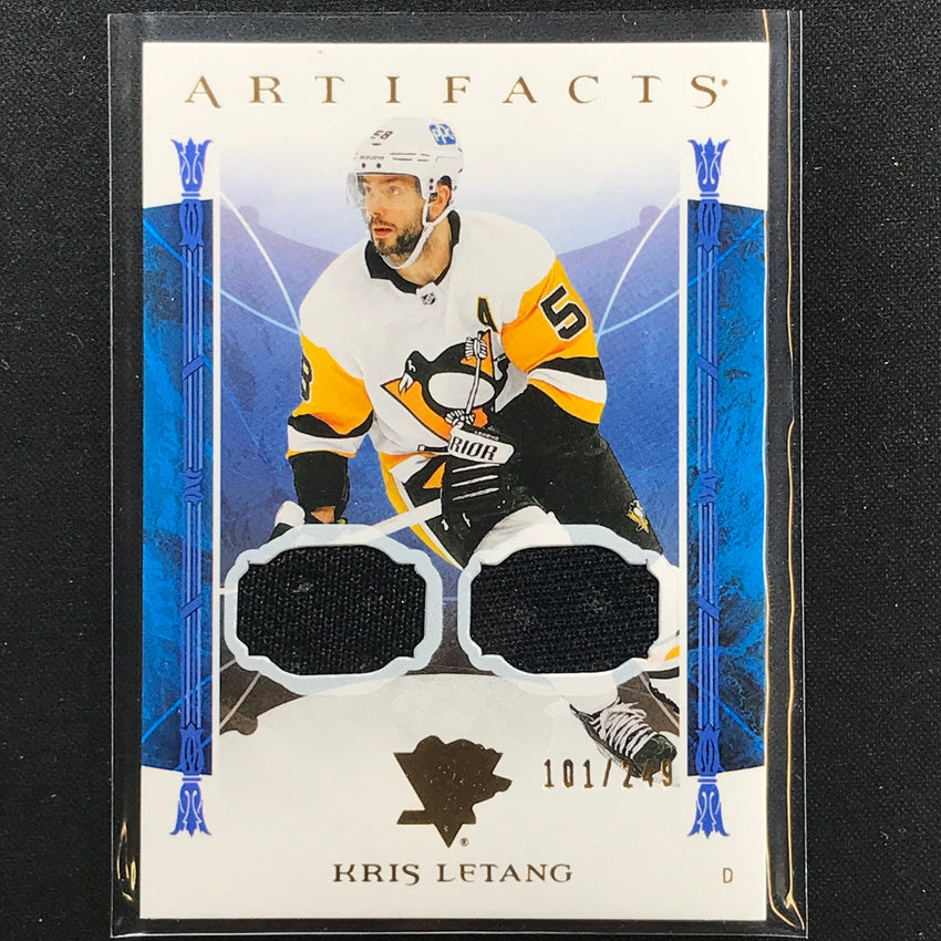 2022-23 Artifacts Nhl Kris Letang Base Material Dual Relic 101/249