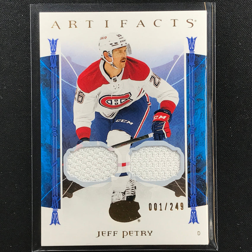 2022-23 Artifacts Nhl Jeff Petry Base Material Dual Relic 1/249