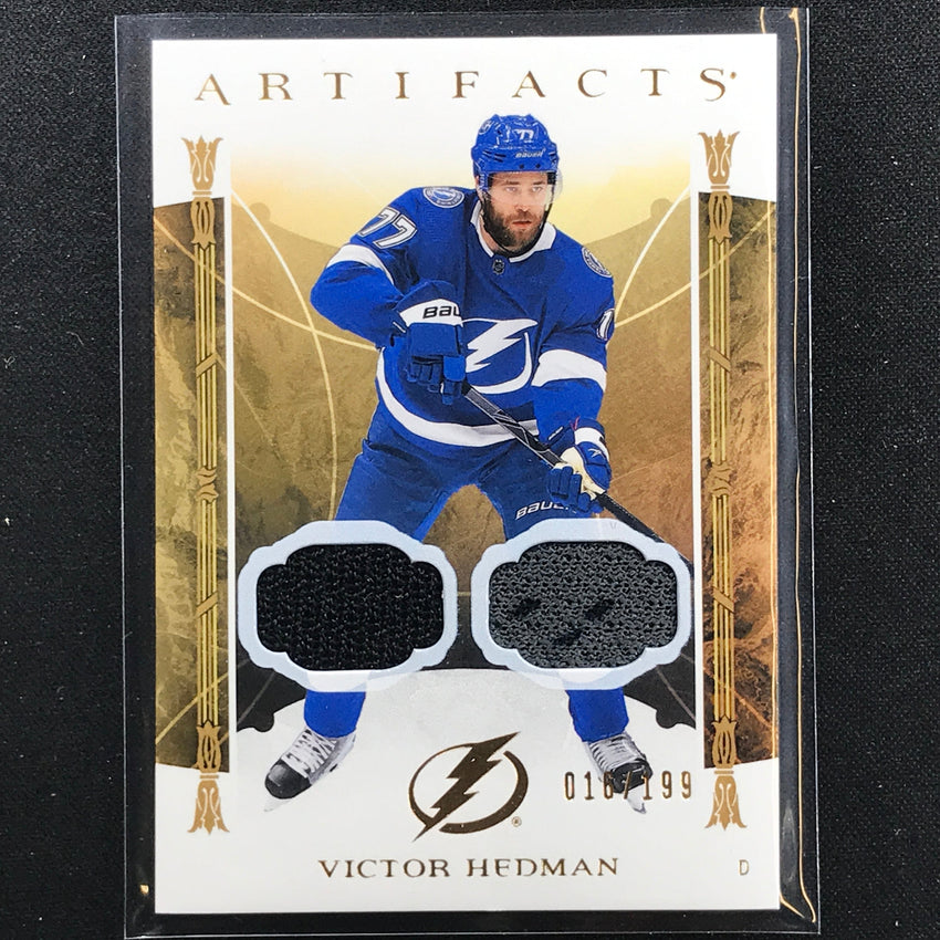 2022-23 Artifacts Nhl Victor Hedman Stars Base Material Dual Relic 10/199