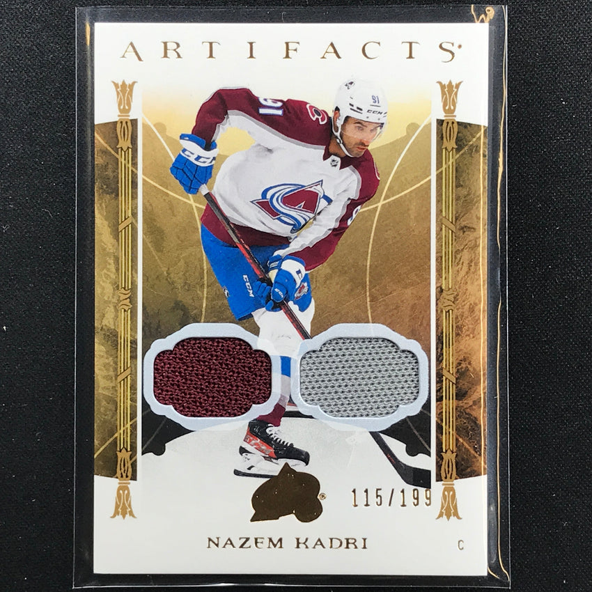 2022-23 Artifacts Nhl Nazem Kadri Stars Base Material Dual Relic 115/199