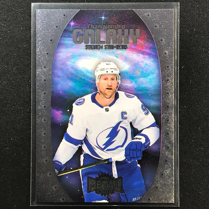 2021-22 Metal Universe NHL STEVEN STAMKOS Championship Galaxy Base SP #15