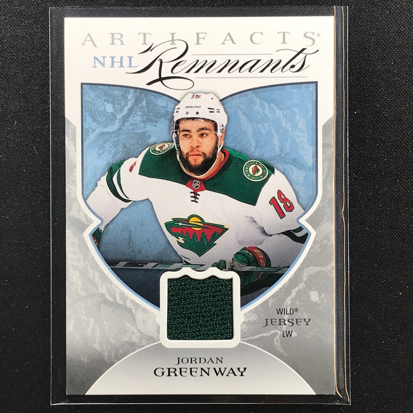 2022-23 Artifacts NHL JORDAN GREENWAY NHL Remnants Jersey Relic #JG