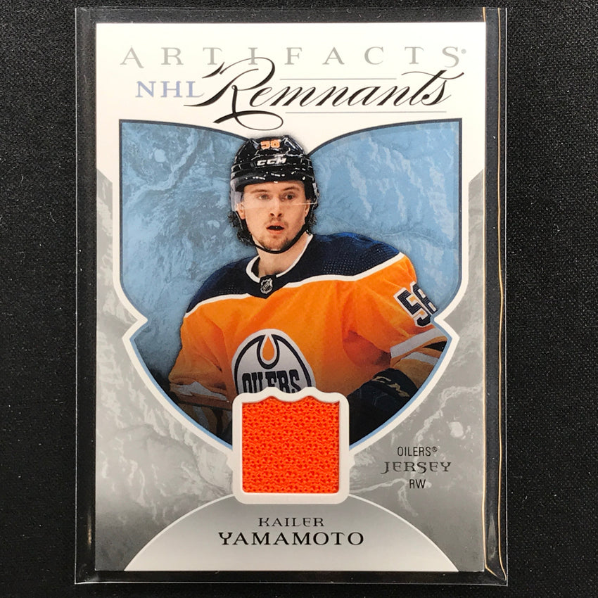 2022-23 Artifacts Nhl Kailer Yamamoto Nhl Remnants Jersey Relic No Ky