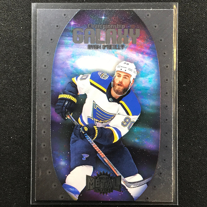 2021-22 Metal Universe Nhl Ryan Oreilly Championship Galaxy Base Sp No 17