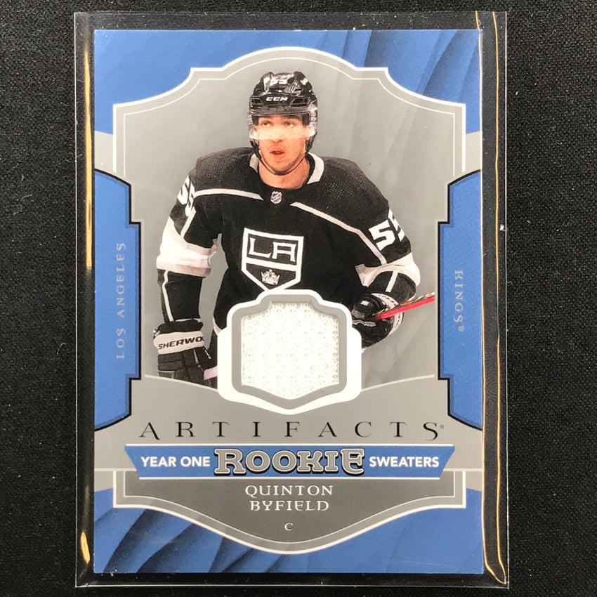 2022-23 Artifacts NHL QUINTON BYFIELD Year One Rookie Sweaters Jersey Relic #QB