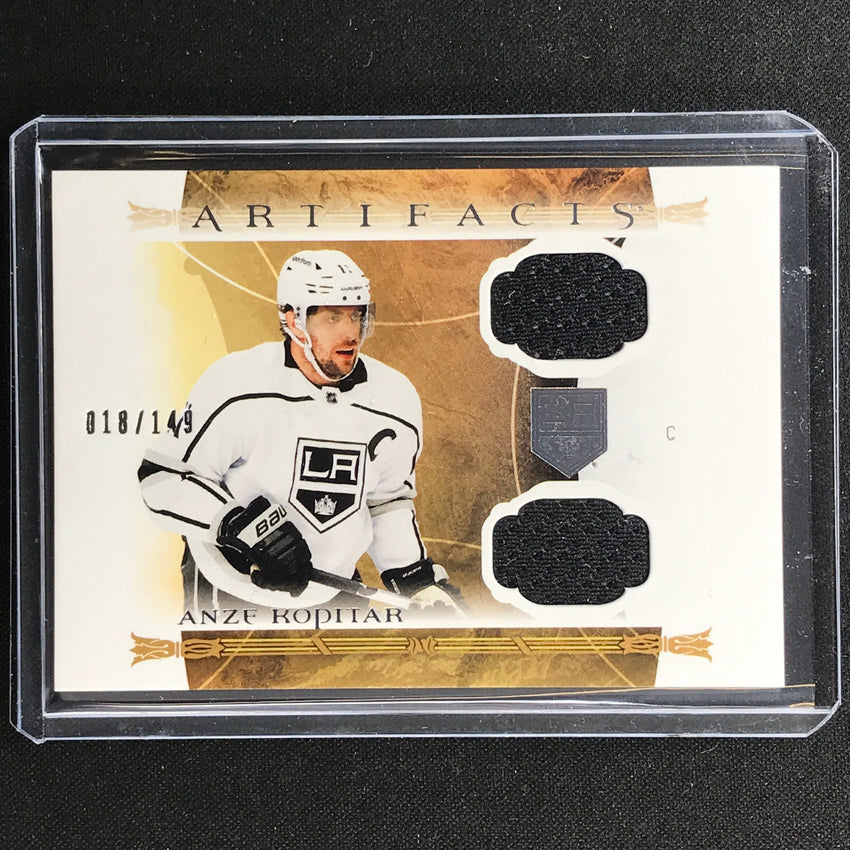 2022-23 Artifacts Nhl Anze Kopitar Stars Horizontal Dual Jersey Relic 18/149