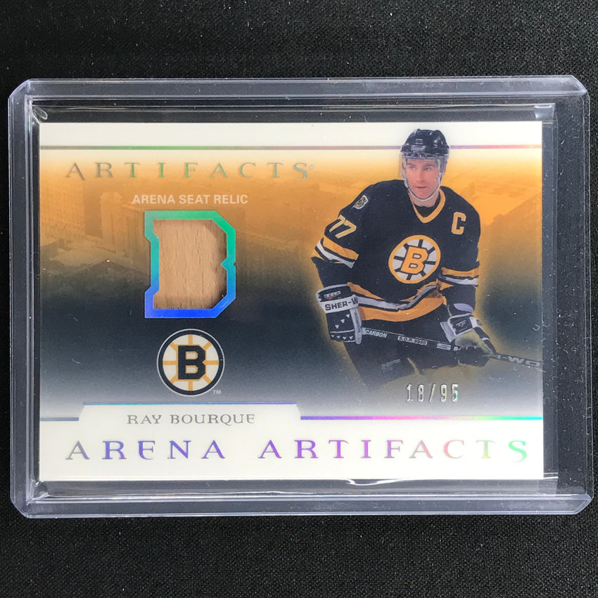 2022-23 Artifacts Nhl Ray Bourque Arena Artifacts Seat Relic Patch 18/95
