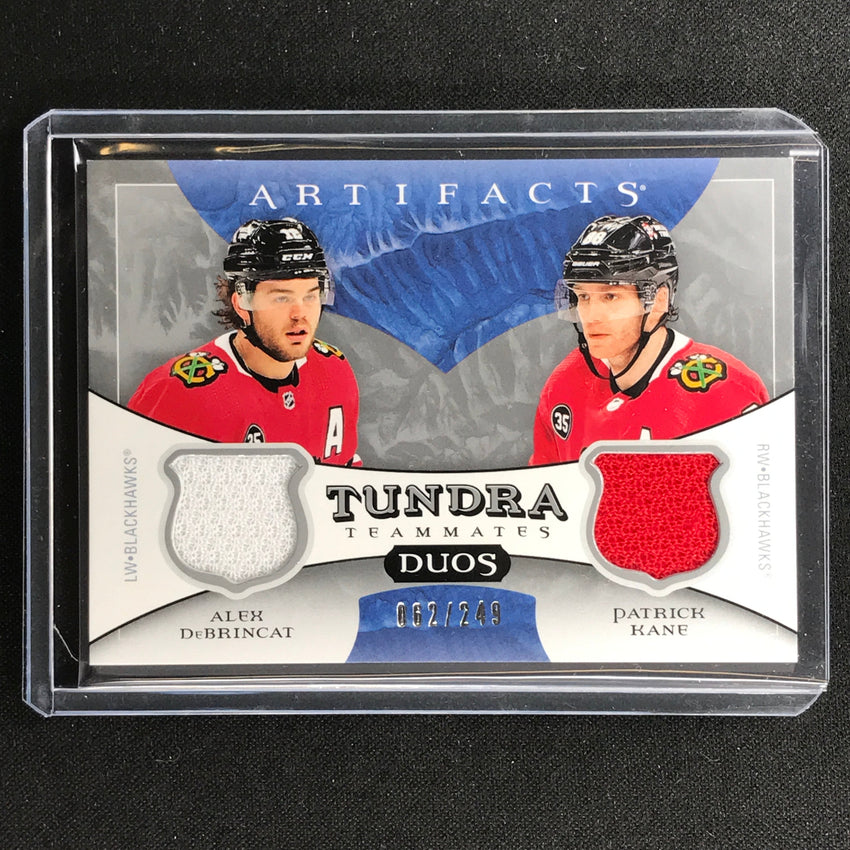 2022-23 Artifacts Nhl Alex Debrincat Patrick Kane Tundra Duos Jersey 62/249