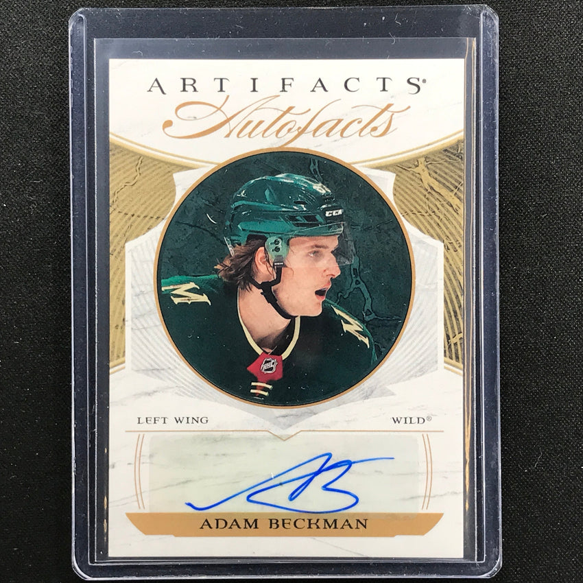 2022-23 Artifacts NHL ADAM BECKMAN Auto Facts Auto #AB