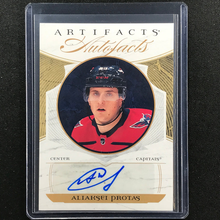 2022-23 Artifacts NHL ALIAKSEI PROTAS Auto Facts Auto #AP