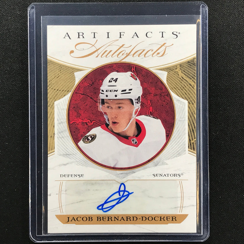 2022-23 Artifacts Nhl Jacob Bernard-docker Auto Facts Auto No Jb