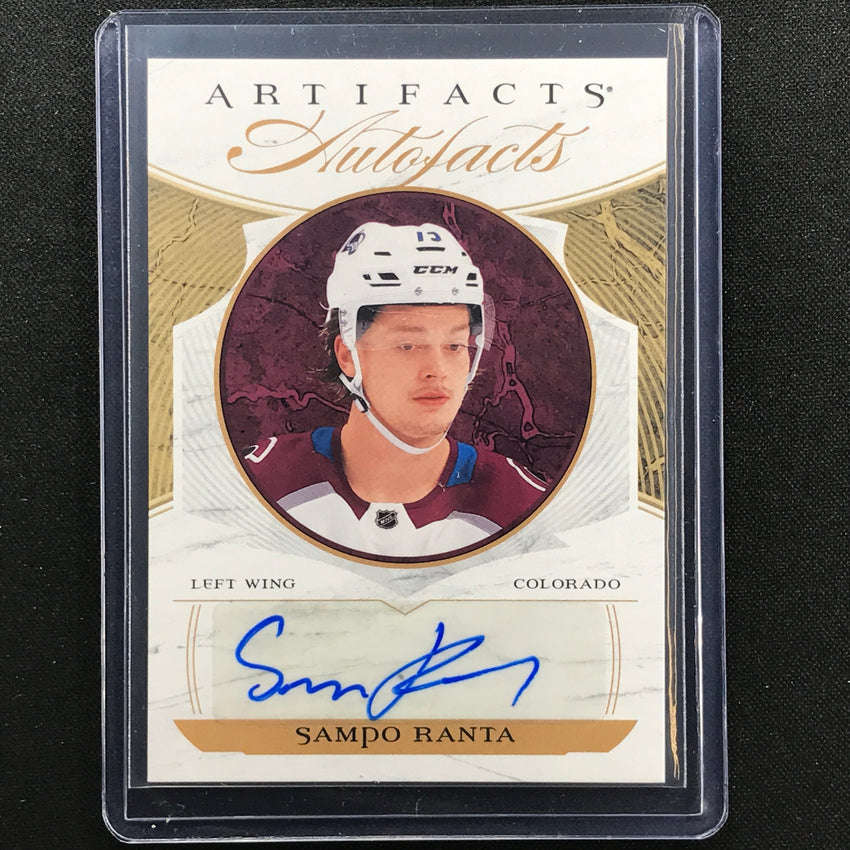 2022-23 Artifacts Nhl Sampo Ranta Auto Facts Auto No Sr