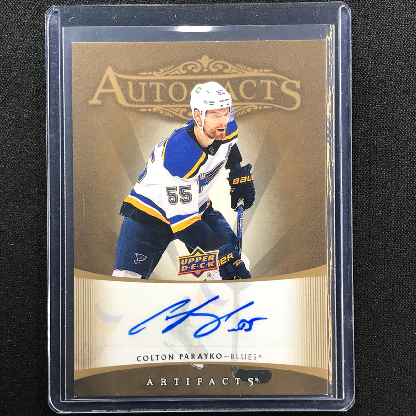 2022-23 Artifacts NHL COLTON PARAYKO 2005-06 Retro Auto Facts Auto SP #PA