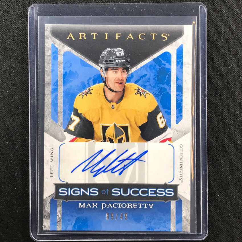 2022-23 Artifacts Nhl Max Pacioretty Signs Of Success Auto 9/49