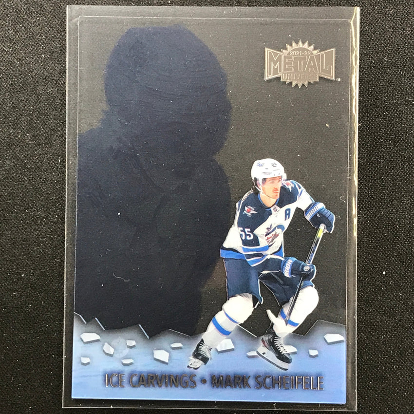 2021-22 Metal Universe NHL MARK SCHEIFELE Ice Carvings Acetate Base #2