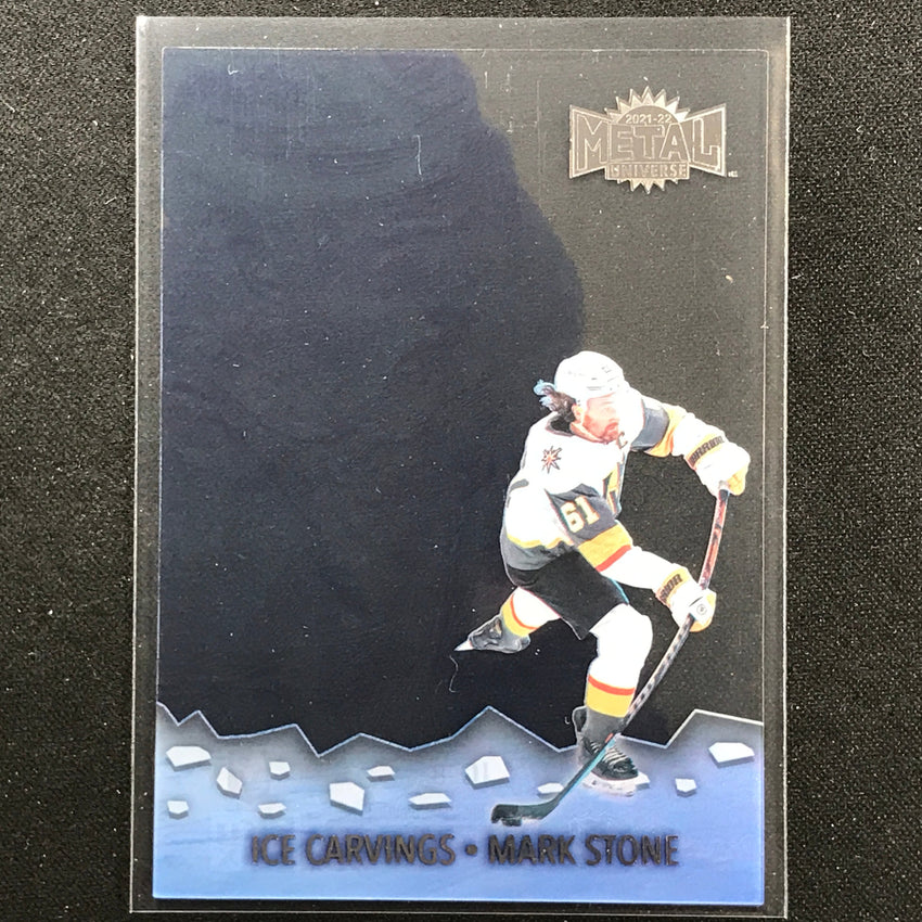2021-22 Metal Universe NHL MARK STONE Ice Carvings Acetate Base #8