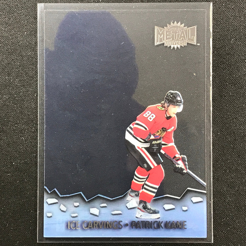 2021-22 Metal Universe Nhl Patrick Kane Ice Carvings Acetate Base No 9