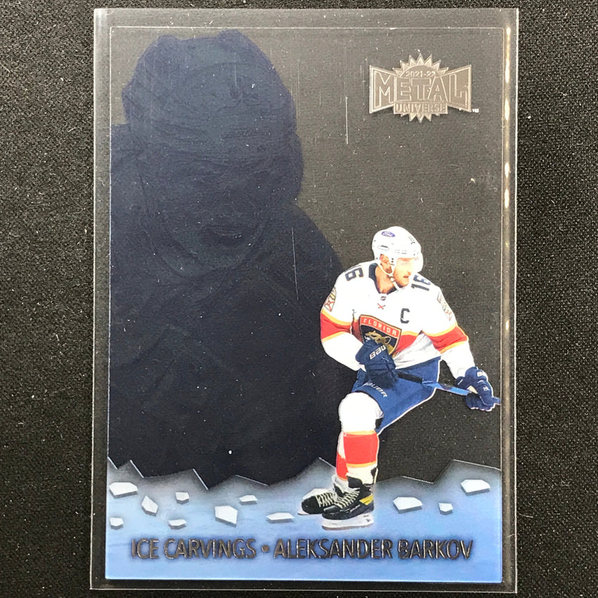 2021-22 Metal Universe NHL ALEKSANDER BARKOV Ice Carvings Acetate Base #12