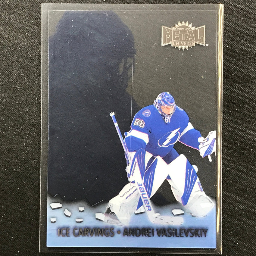 2021-22 Metal Universe NHL ANDREI VASILEVSKIY Ice Carvings Acetate Base #14