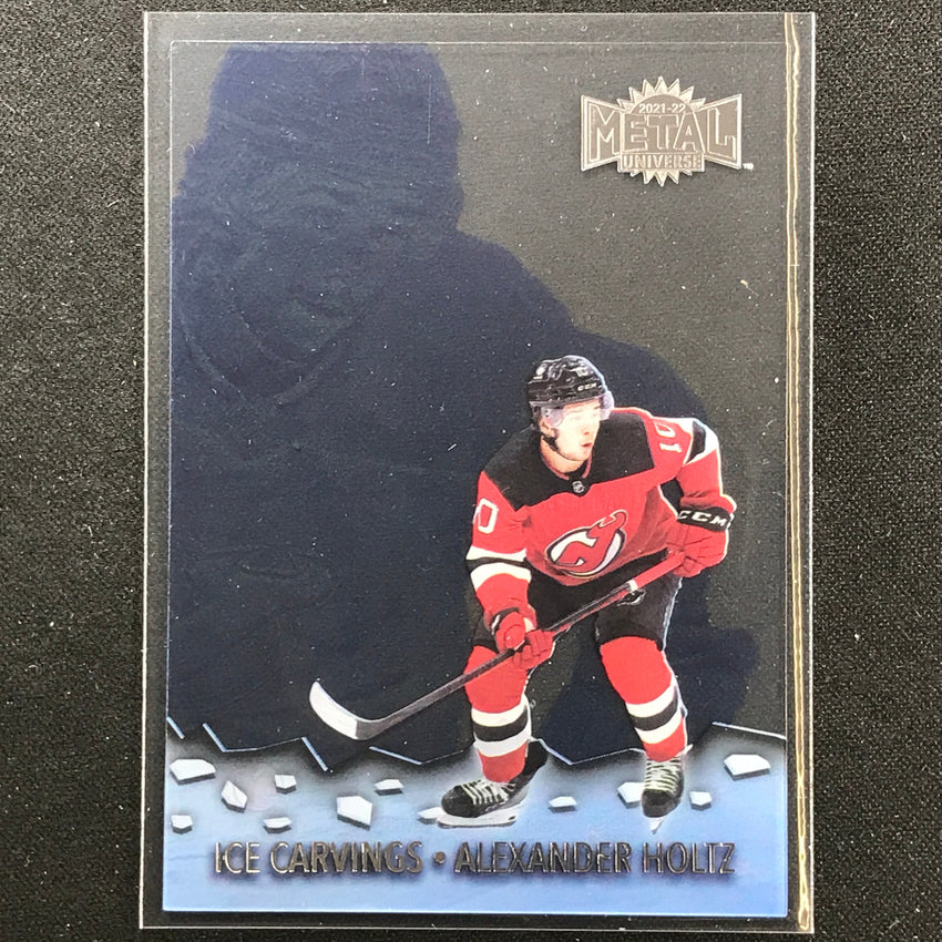 2021-22 Metal Universe NHL ALEXANDER HOLTZ Ice Carvings Acetate Base #22