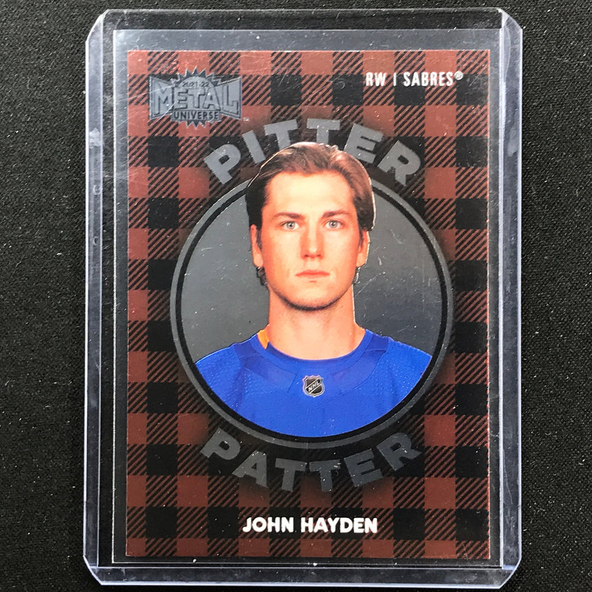 2021-22 Metal Universe NHL JOHN HAYDEN Pitter Patter Base SP #8