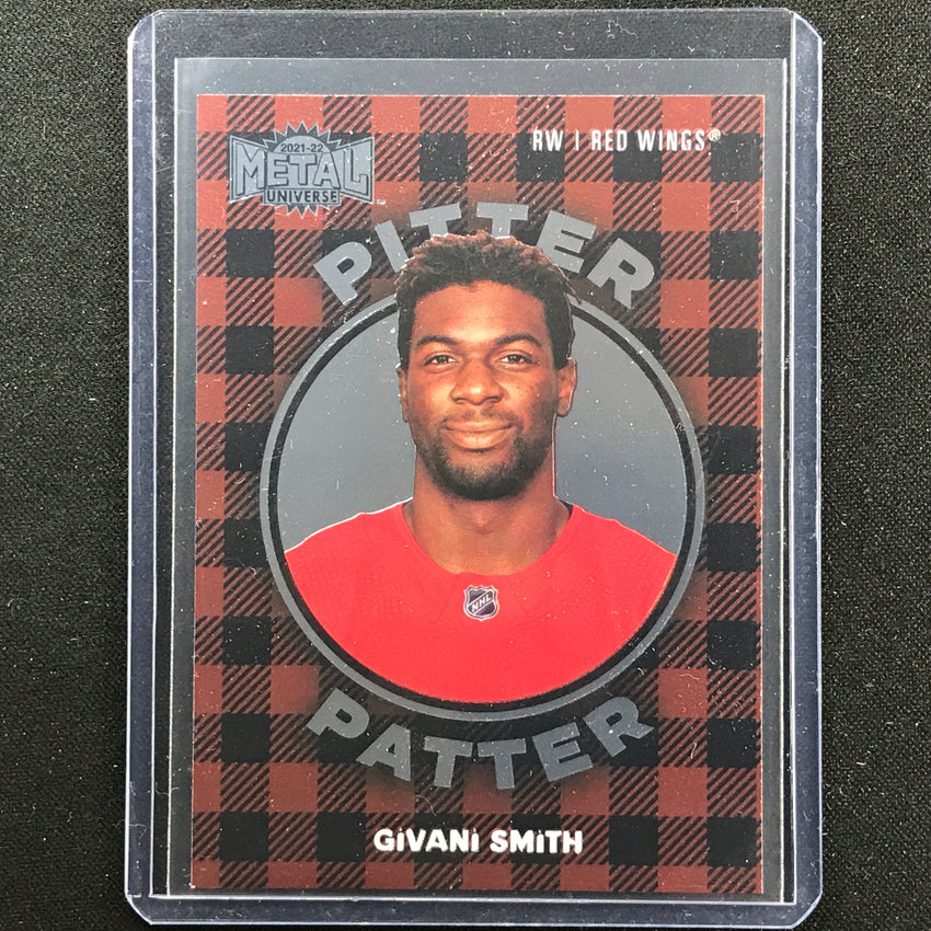 2021-22 Metal Universe NHL GIVANI SMITH Pitter Patter Base SP #9