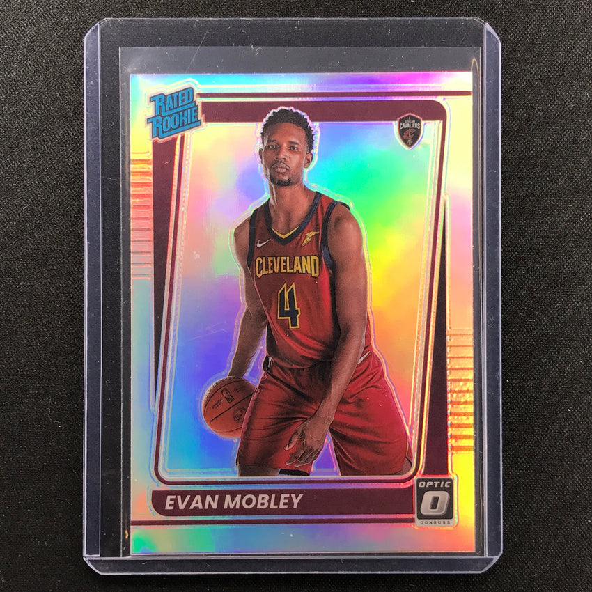 2021-22 Donruss Optic EVAN MOBLEY Rated Rookie Holo Silver #175