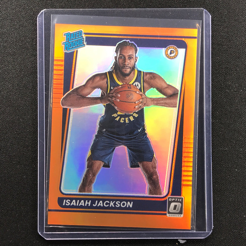 2021-22 Donruss Optic Isaiah Jackson Rated Rookie Orange 41/199