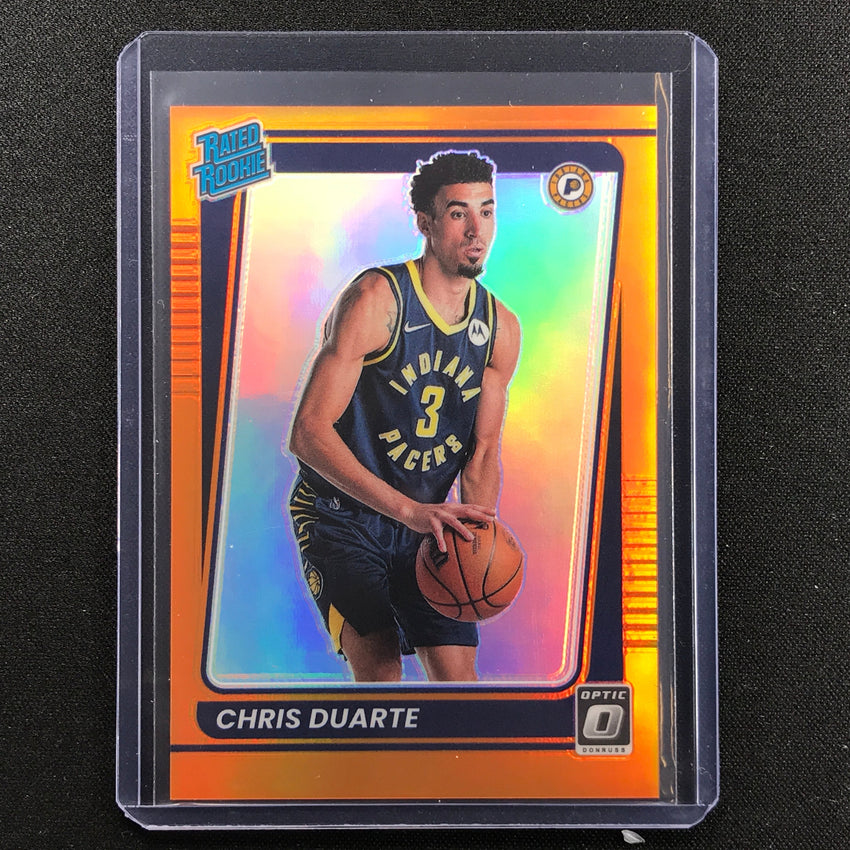 2021-22 Donruss Optic Chris Duarte Rated Rookie Orange 191/199