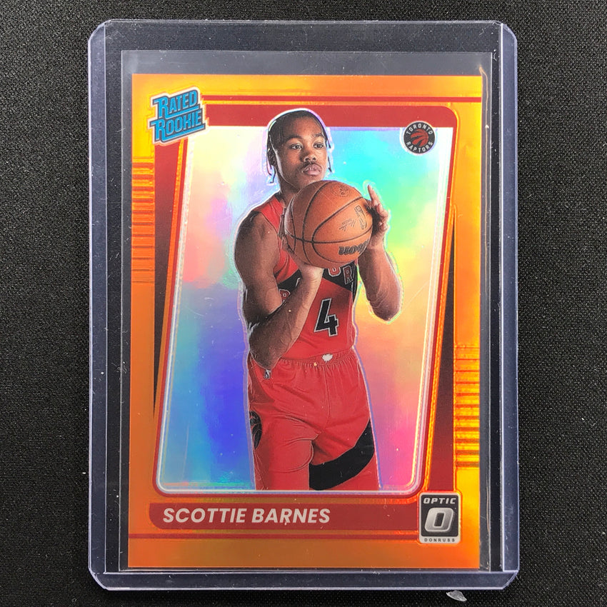 2021-22 Donruss Optic Scottie Barnes Rated Rookie Orange 90/199