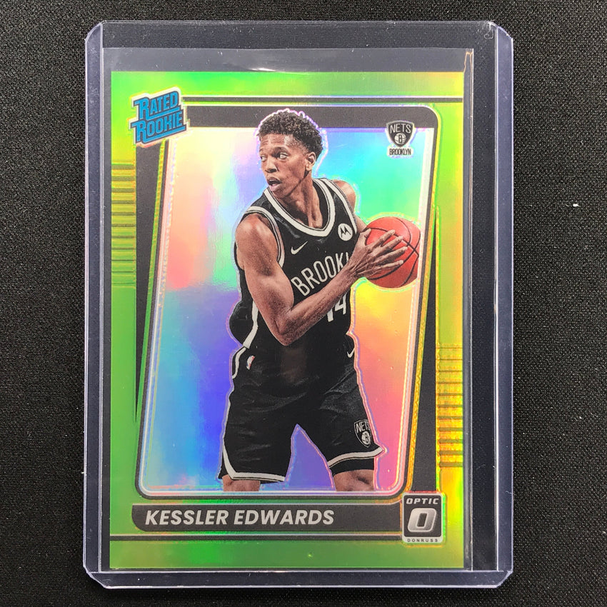2021-22 Donruss Optic Kessler Edwards Rated Rookie Lime Green 45/149