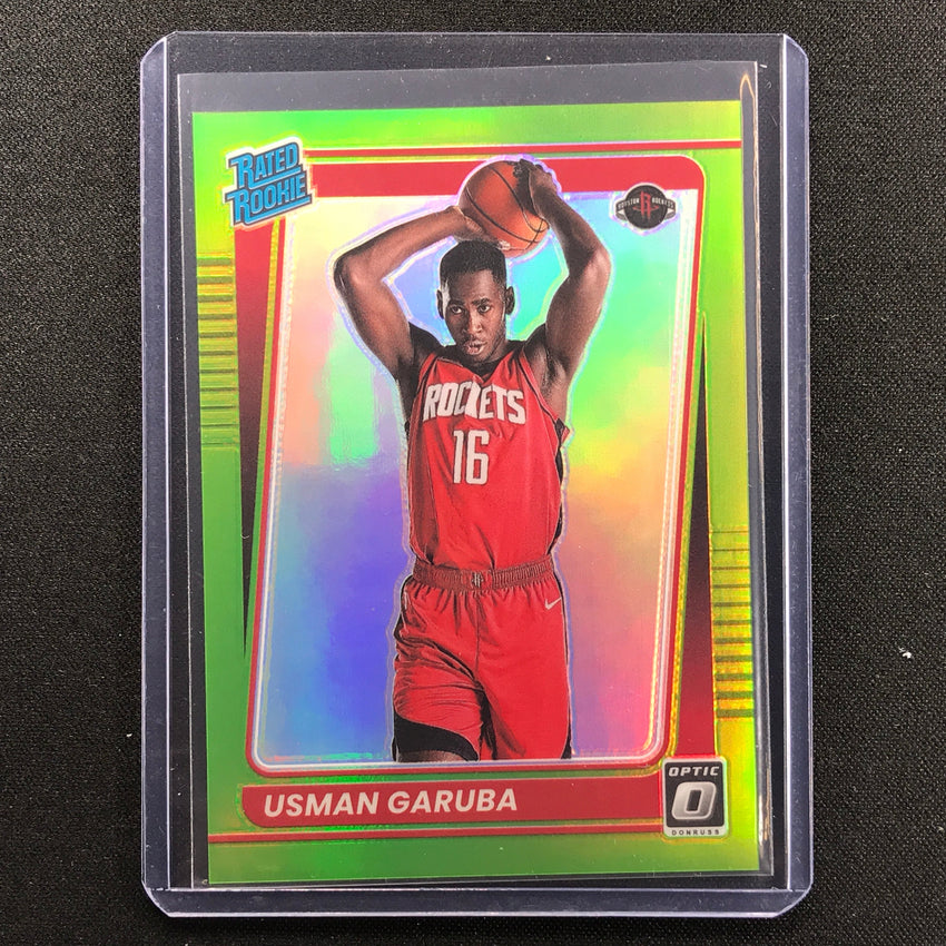 2021-22 Donruss Optic Usman Garuba Rated Rookie Lime Green 31/149