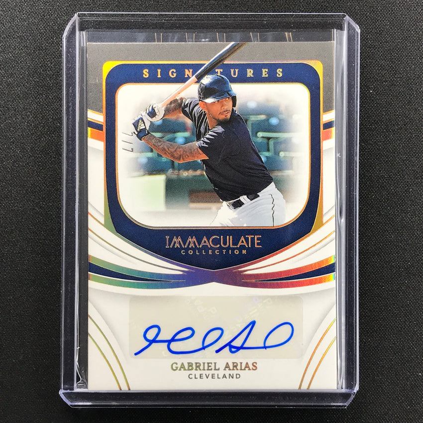 2022 Immaculate Gabriel Arias Signatures Auto Gold 7/7