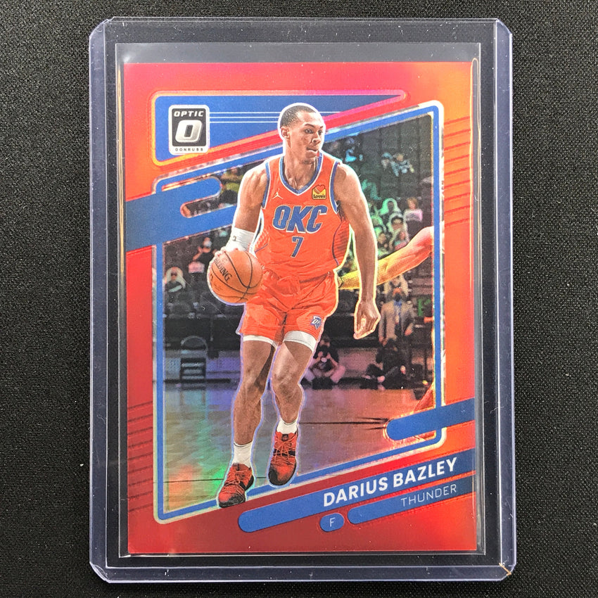 2021-22 Donruss Optic Darius Bazley Red 29/99