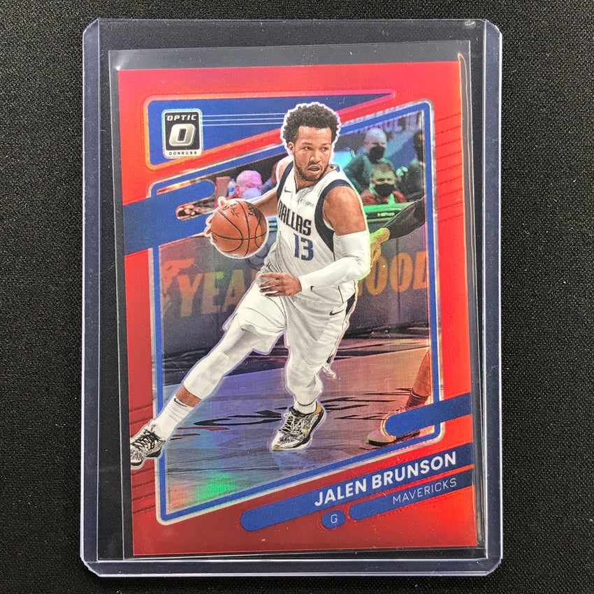 2021-22 Donruss Optic Jalen Brunson Red 15/99
