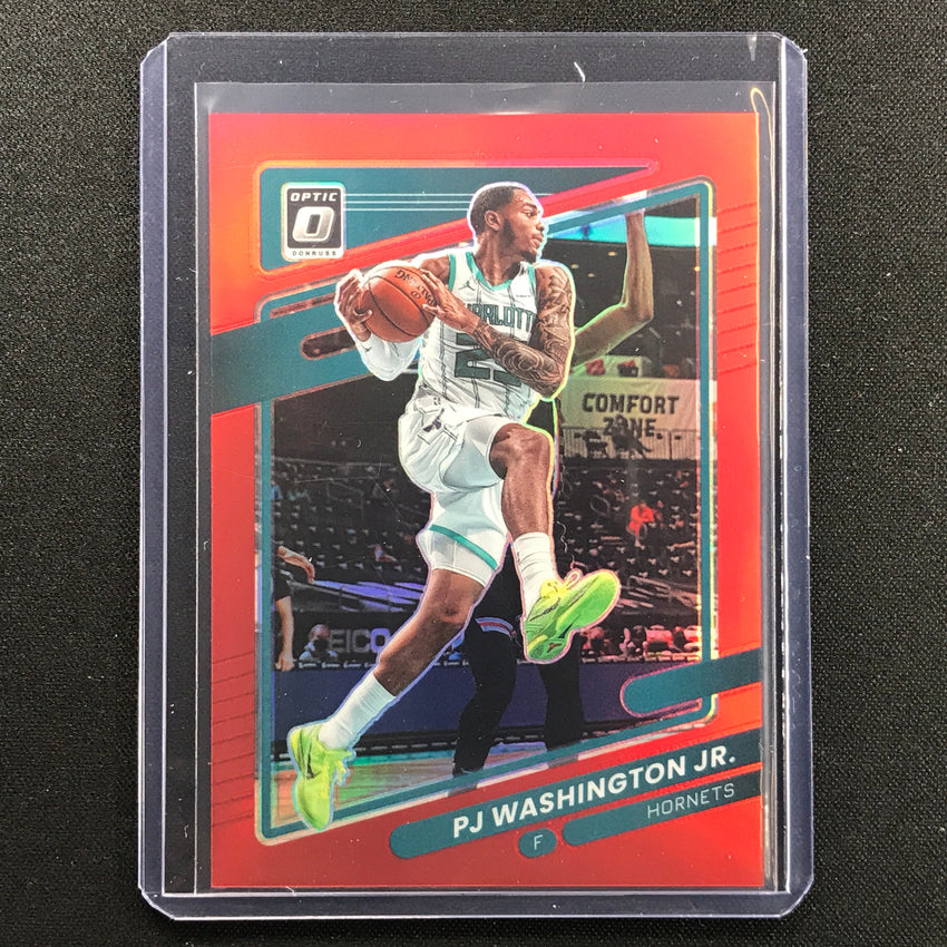 2021-22 Donruss Optic Pj Washington Jr. Red 52/99