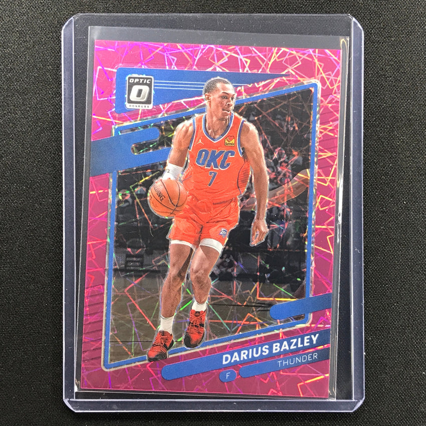 2021-22 Donruss Optic Darius Bazley Pink Velocity 26/79