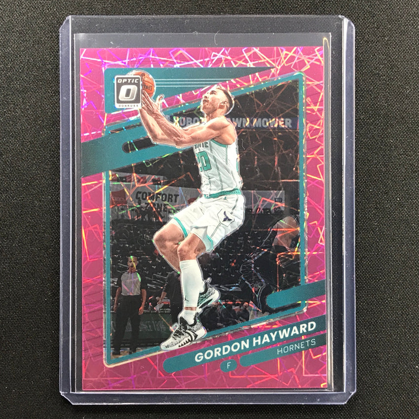 2021-22 Donruss Optic Gordon Hayward Pink Velocity 12/79