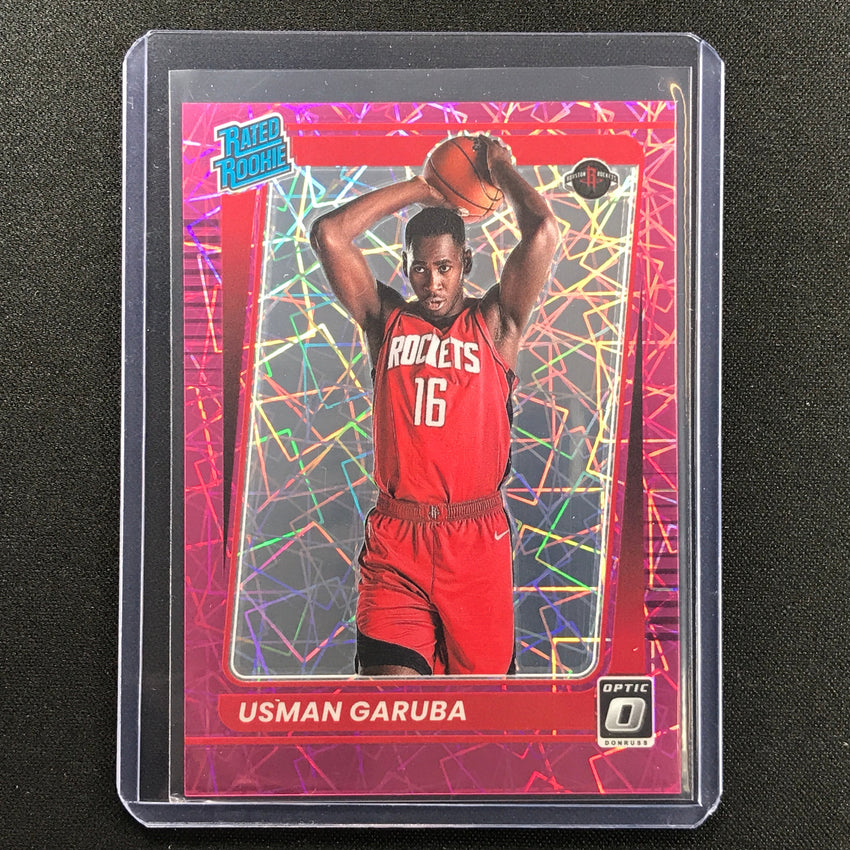 2021-22 Donruss Optic Usman Garuba Rated Rookie Pink Velocity 8/79