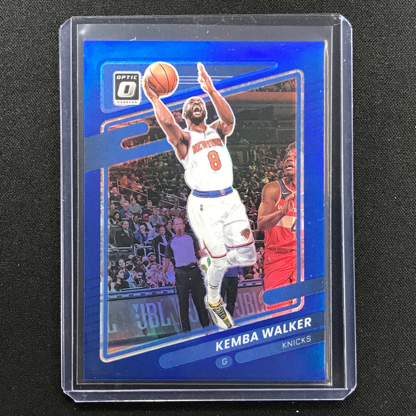 2021-22 Donruss Optic Kemba Walker Blue 20/59