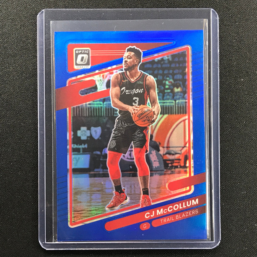 2021-22 Donruss Optic Cj Mccollum Blue 49/59