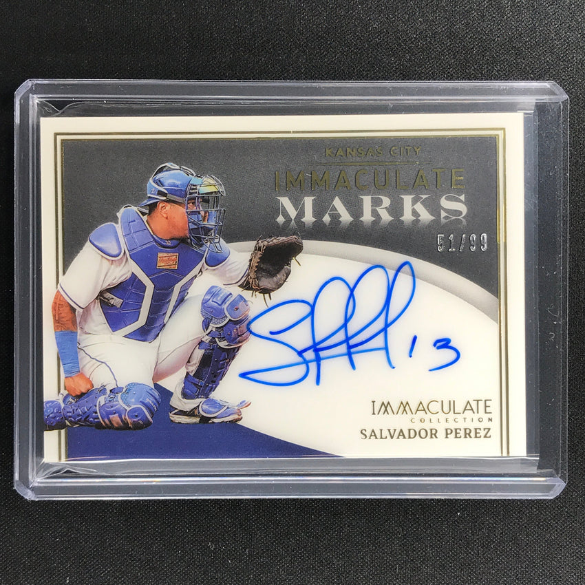 2022 Immaculate Salvador Perez Immaculate Marks Auto 51/99
