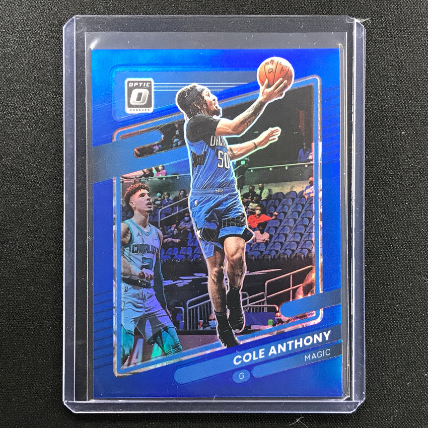 2021-22 Donruss Optic Cole Anthony Blue 39/59