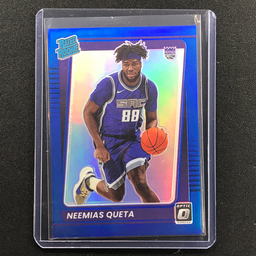 2021-22 Donruss Optic Neemias Queta Rated Rookie Blue 59/59