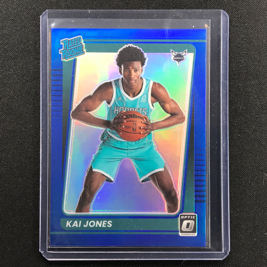 2021-22 Donruss Optic Kai Jones Rated Rookie Blue 10/59