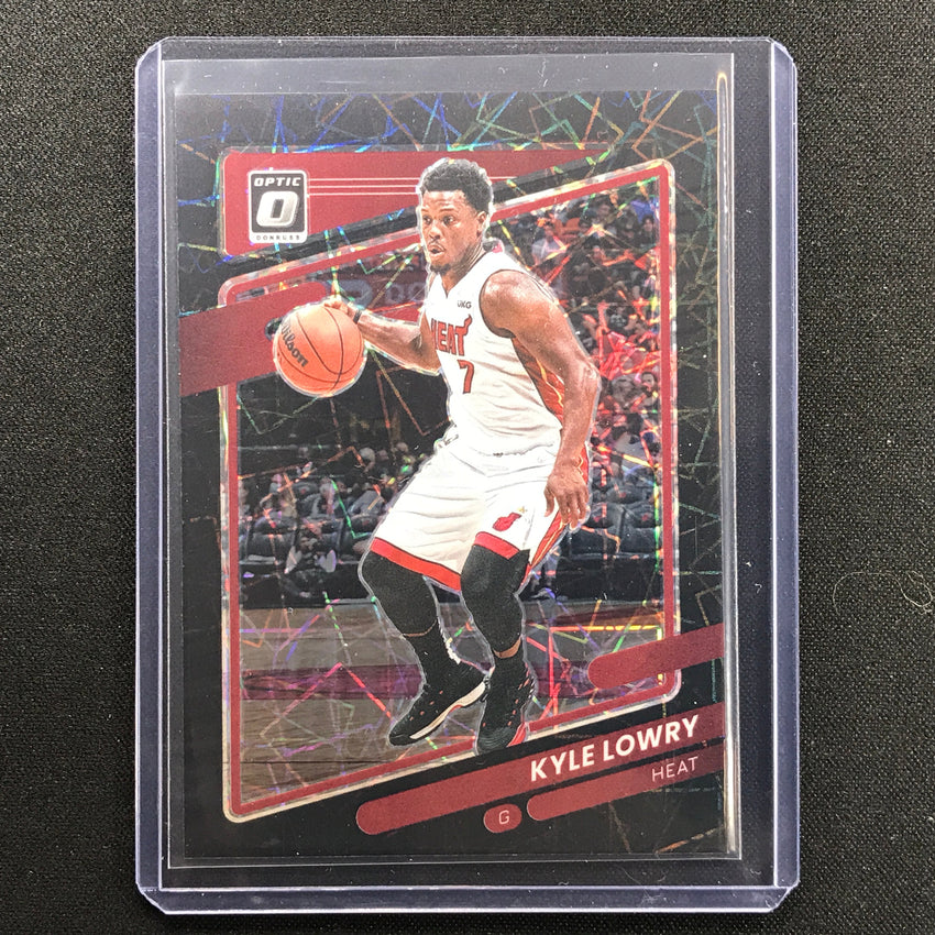 2021-22 Donruss Optic Kyle Lowry Black Velocity 12/39