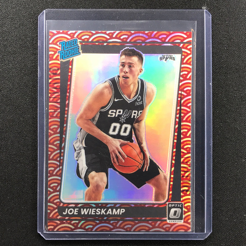 2021-22 Donruss Optic JOE WIESKAMP Rated Rookie Photon SSP #180