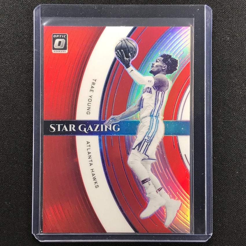 2021-22 Donruss Optic Trae Young Star Gazing Red 3/99