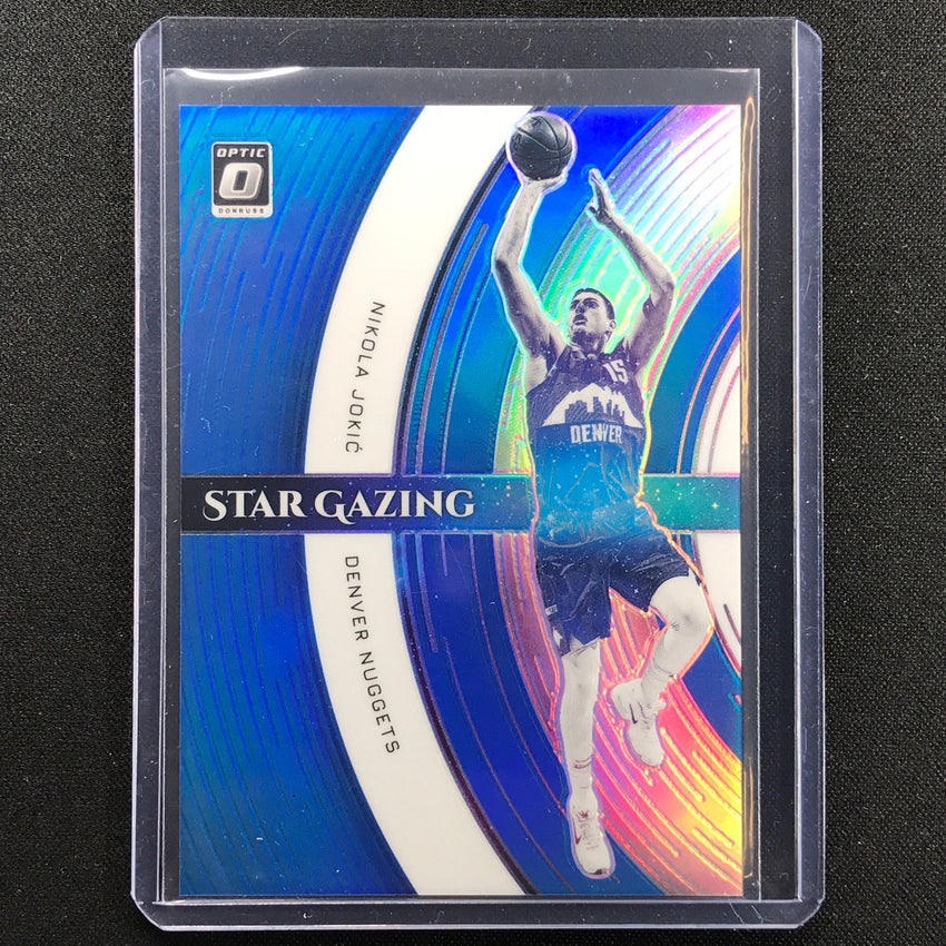 2021-22 Donruss Optic Nikola Jokic Star Gazing Blue 23/49