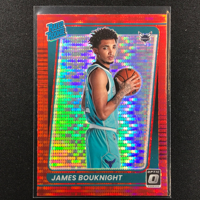 2021-22 Donruss Optic James Bouknight Rated Rookie Red Pulsar No 151
